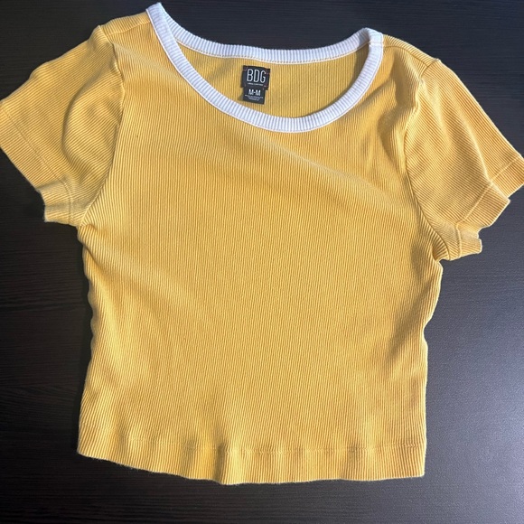 Urban Outfitter Yellow Baby Tee - Picture 2 of 3